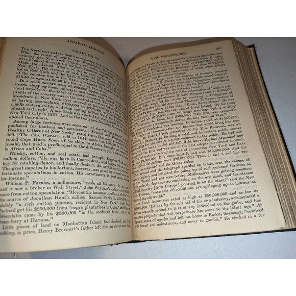 Vintage Antique 1926 Abraham Lincoln The Prairie Years Blue Ribbon Books 1st Ed - Picture 9 of 11